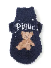 [ジェラートピケ キャットアンドドッグ]【HOLIDAY】【CAT&DOG】ジェラートスノーベアジャガードプルオーバー PAGG255568 NVY M