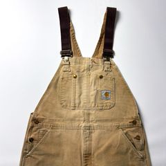 Carhartt オーバーオール ブラウン W37 L31 鬼ヒゲ Carhartt オーバーオール ブラウン W37 L31 鬼ヒゲ - メルカリ