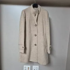 55)キース カシミア混 ベーシック コートのサムネイル