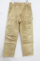 ★6599☆Carhartt カーハート 98年製 90s ダックダブルニー ペインターパンツ　33×34