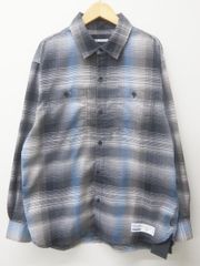 ネイバーフッド オンブレ チェック シャツ 美品 マルチ シャドー XL