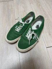00s バンズ オーセンティック カメレオングリーン オールスウェード 