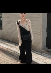 Drawerサスペンダー風のホワイト サロペット パンツ - メルカリ