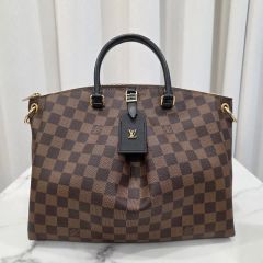 ルイ ヴィトン ダミエ LVリバーサイド ショルダーバッグ エベヌ 