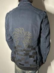 glad news union jack studs denim jacket - メルカリ