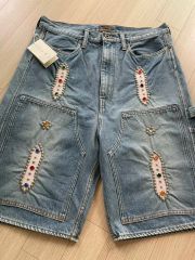 Kapital stats denim shorts14ozデニムショートパンツ - メルカリ