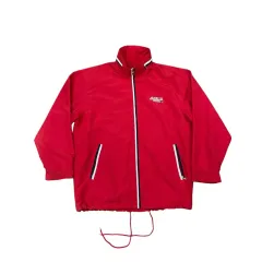 00s asics アシックス レッド ウィンドブレーカー ジャケット
