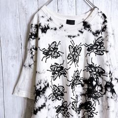90s EYE-DYE VINTAGE Tシャツ タイダイ キノコ 総柄 アート - メルカリ