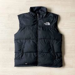 S美品センターロゴ NORTH FACE ヌプシ ダウンベスト NDW01002 - メルカリ