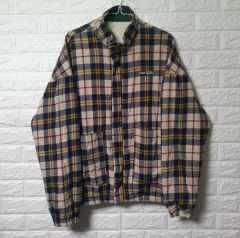 80s ハリントンジャケット スウィングトップ チェック 短丈 VINTAGE