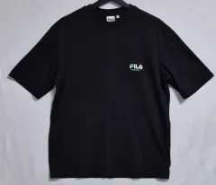 実寸 M (95) FILA フィラ ブラック 半袖Tシャツ