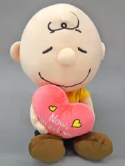 【中古】ぬいぐるみ チャーリー・ブラウン(ハート) ぬいぐるみ 「PEANUTS(SNOOPY)」ユニバーサル・スタジオ・ジャパン 2018年バレンタイン限定