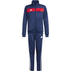 adidas(アディダス) 61 キッズTIROエッセンシャルトラックスーツ サッカートレーニングスーツ J (ksq97-jd0626)、チームNVYBLU/RE