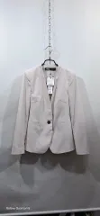 44 新品 ザラ ザラジャケット レディースジャケット ノーカラージャケット 秋ジャケット 秋服