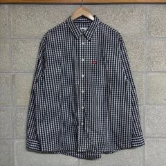 DANTON ダントン バンドカラーシャツ ギンガムチェック 42 - メルカリ