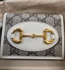 GUCCI グッチ ホースビット 1955 GGキャンバス 二つ折り財布 - メルカリ