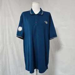 THE NORTH FACE 2018 平昌 ターコイズ 半袖 カラーTシャツ メンズ105-110 0826