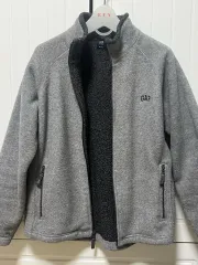 ギャップ GAP キッズ グレー/グレー フリース ジップアップ XL