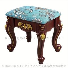 ●ロココ調 イタリアンクラシック ロング ベルベットベンチスツール 猫脚 ○ロココ調 イタリアンクラシック ロング ベルベットベンチスツール 猫