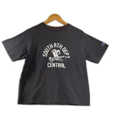Champion チャンピオン その他 春夏 SS 半袖Tシャツ コットン ブラック レディース M【古着】【中古】【送料無料】