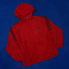 アディダス レッド WHO ウィンドブレーカー