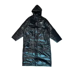 アディダス 90s デサント 光沢 ロング 軽量 ダウン ジャケット