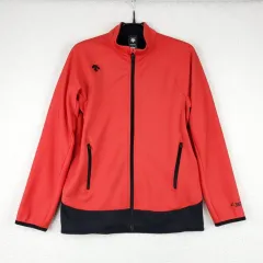 デサント レッド 弱起毛 トレーナー ジャケット (160)のサムネイル