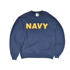JOES USA アメリカ海軍 MOTIV（モーティブ）ハーフアンドハーフ スウェットシャツ M N0439