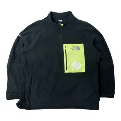 THE NORTH FACE ザノースフェイス ハーフジップ 起毛 フリース ブラック XXL