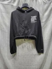 正規品 新品/トミーヒルフィガー クロップド フードジップアップ