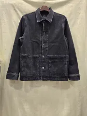 ほぼ新品) Theory セオリー ブラックデニム ジャケット L (100)