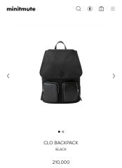 minitmute リュックClo Backpack Mix Black - メルカリ