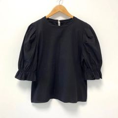 未使用didizizi ディディジジ○綿100% プルオーバー ブラウス フリル 