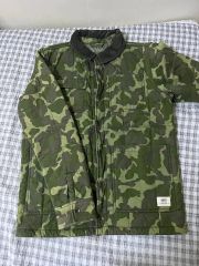 値下げ可】A BATHING APE キルティングシャツジャケット - メルカリ