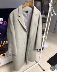 INÉD ベージュ ダブルボタン ロングコート - メルカリ