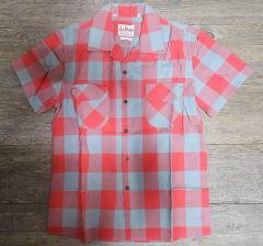 激レア 60s LEVI'S 半袖シャツ 赤・グレー 激レア 60s LEVI'S 半袖シャツ 赤・グレー - メルカリ