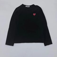 PLAY Comme des Garçons ブラック 長袖Tシャツ L - メルカリ