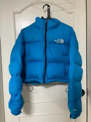 THE NORTH FACE ザノースフェイス ヌプシ ショート ジャケット アコースティック ブルー