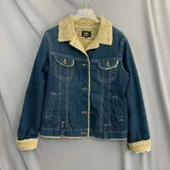 L LEE リー レディース ヴィンテージ シープスキン トラッカー シェルパ デニムジャケットのサムネイル