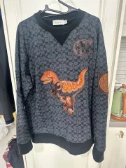 COACH シグネチャー 恐竜 スウェット ブラックのサムネイル