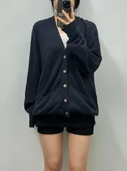 ポロ ラルフローレン ネイビー ニット カーディガン