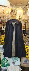 DAKS ブラック トレンチコート CHECK 裏地のサムネイル