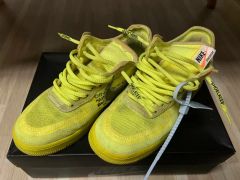 Nike Air Force 1 Off-White ネオンイエロー 28.0㎝ - メルカリ