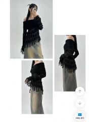 theredthread S fur sequins camisole - メルカリ