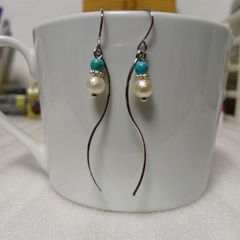 ≪309 パールターコイズ≫ レジンピアス 400円 - メルカリ