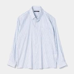 新品☆Paul Smith トリプルドビーストライプ ドレスシャツ水色☆S