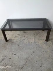 【KS-0180】引取でしたら安くします ローテーブル ガラス天板 硝子天板 120×60×40