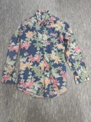 ETRO 長袖シャツ 花柄 ブルー系 - メルカリ