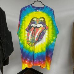 USA製 90s ローリングストーンズ リキッドブルー タイダイ Tシャツ XL