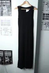 W(M) ブランドヴィンテージ ワンピース ONE PIECE オールセインツ ノースリーブ ブラック -14739